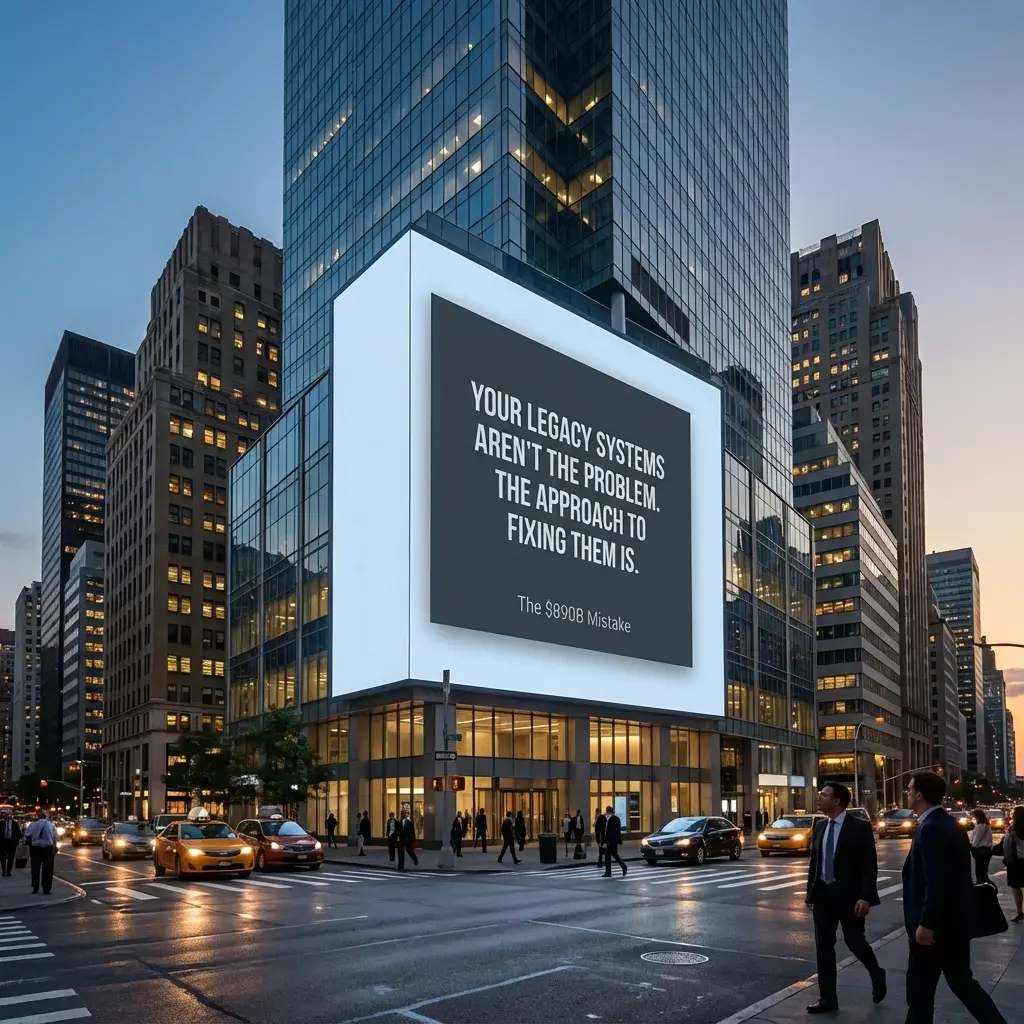 The $890 Billion Mistake: Why Enterprise Modernization Keeps Failing