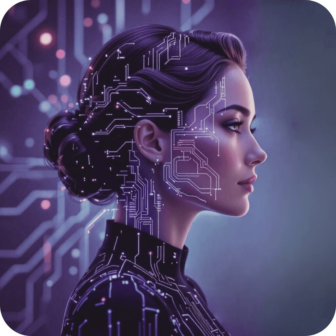 Aevah face portrait facing the blog headline